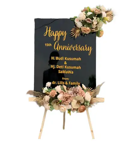 Papan Bunga Akrilik Brumbun